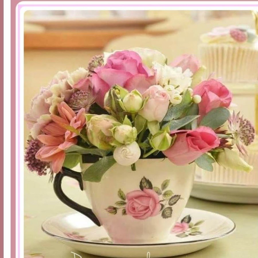 С добрым утром корзина с цветами