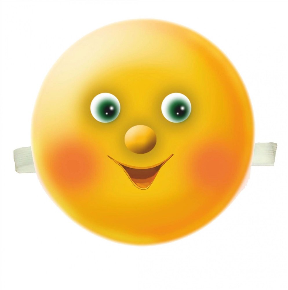 Маска Колобок для детей