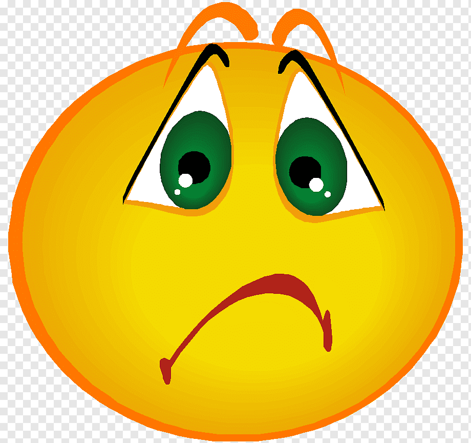 Грустный смайлик