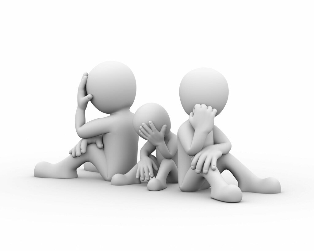 Белые человечки семья