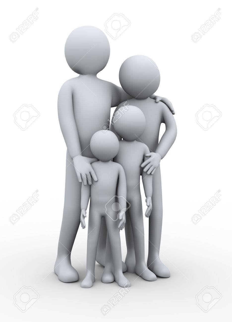 Маленькие человечки семья