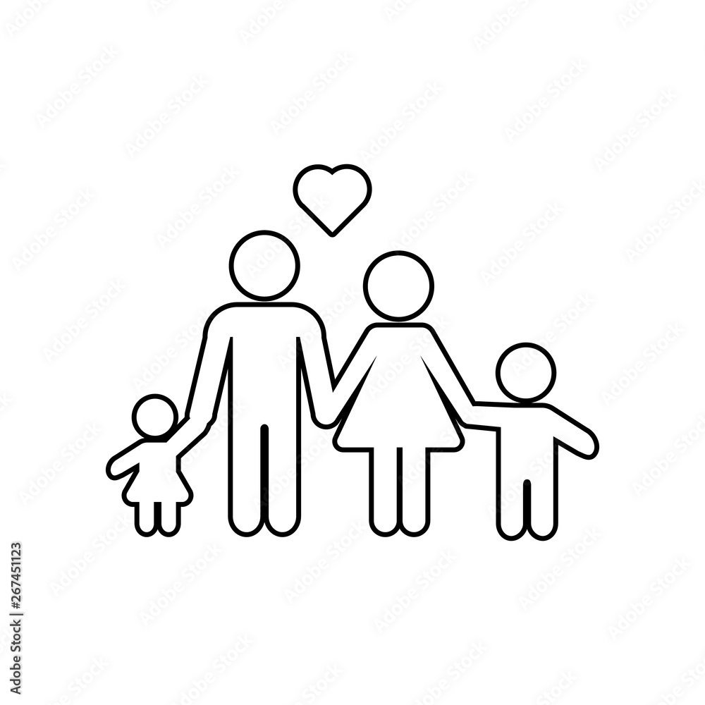 Трафарет семья