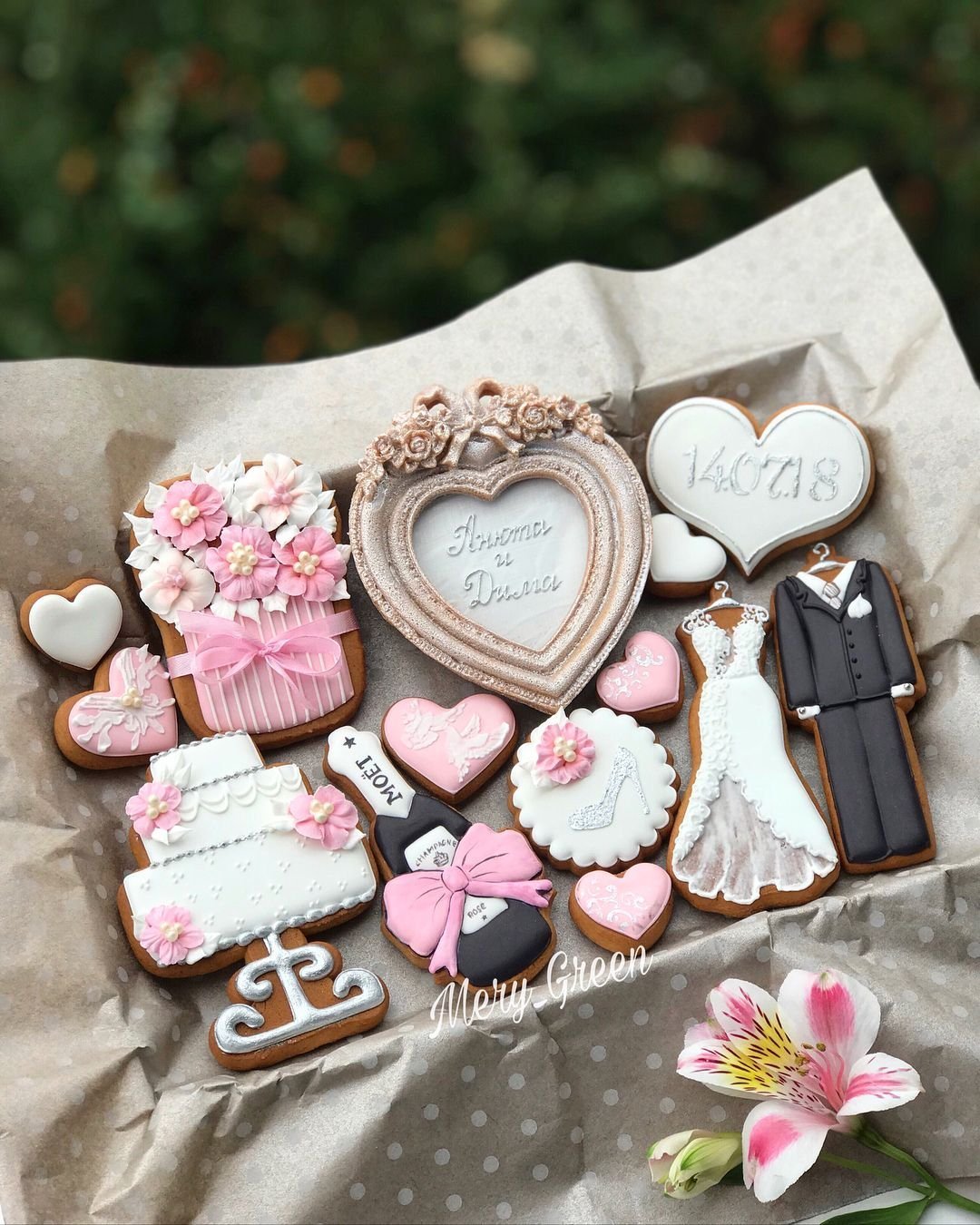 Свадебные пряники