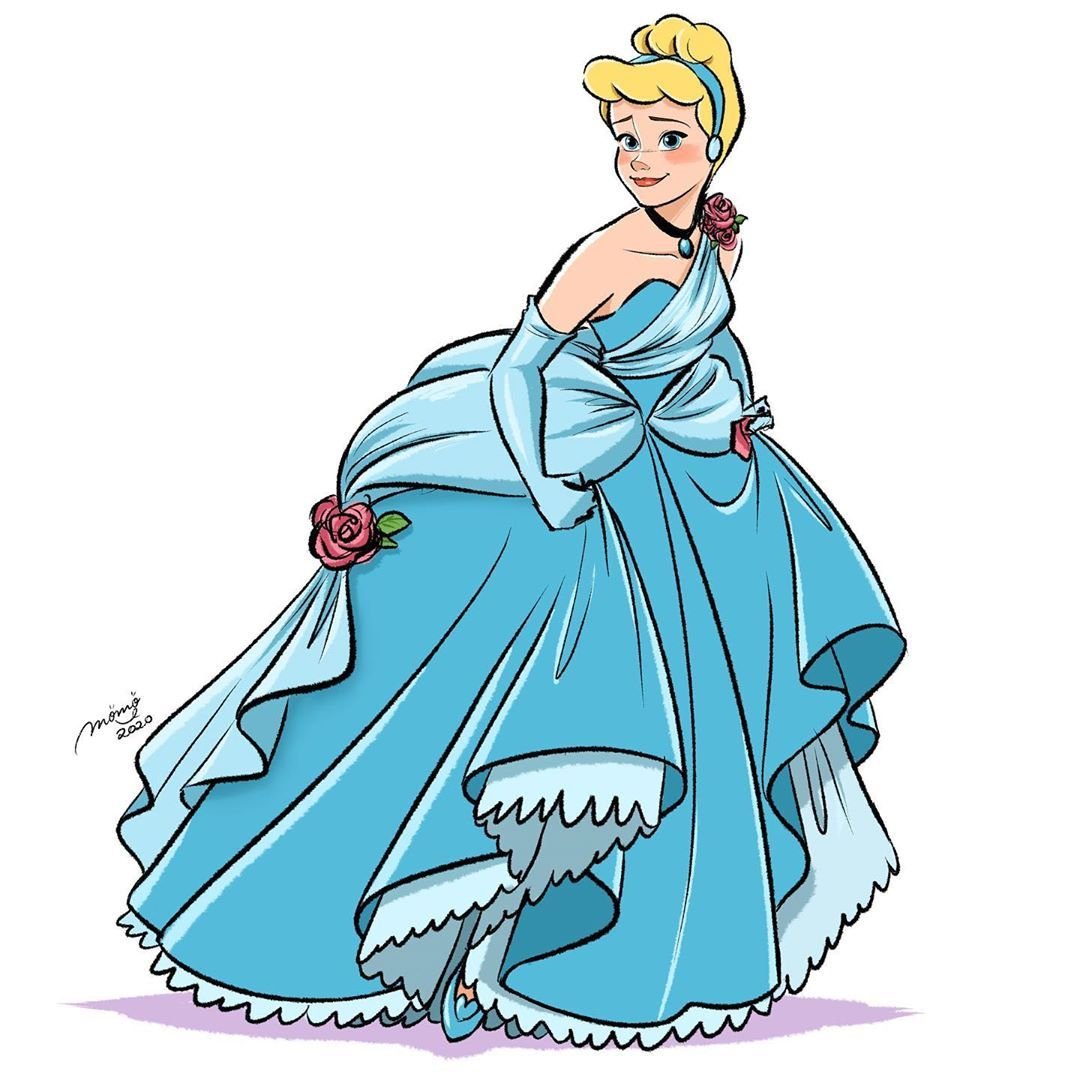 Фотосессия в бальном платье