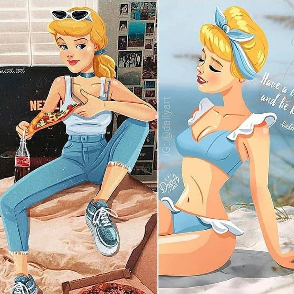 Современная принцесса Золушка