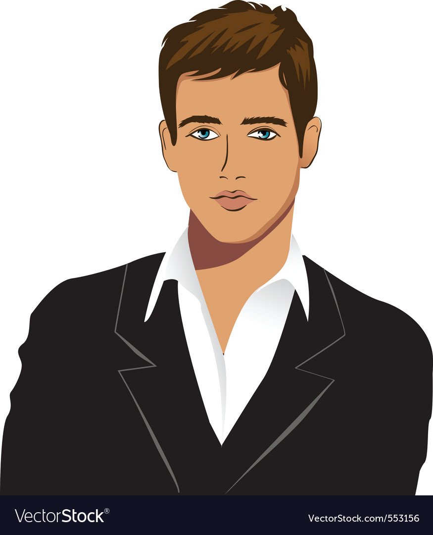 Мультяшный портрет мужчины