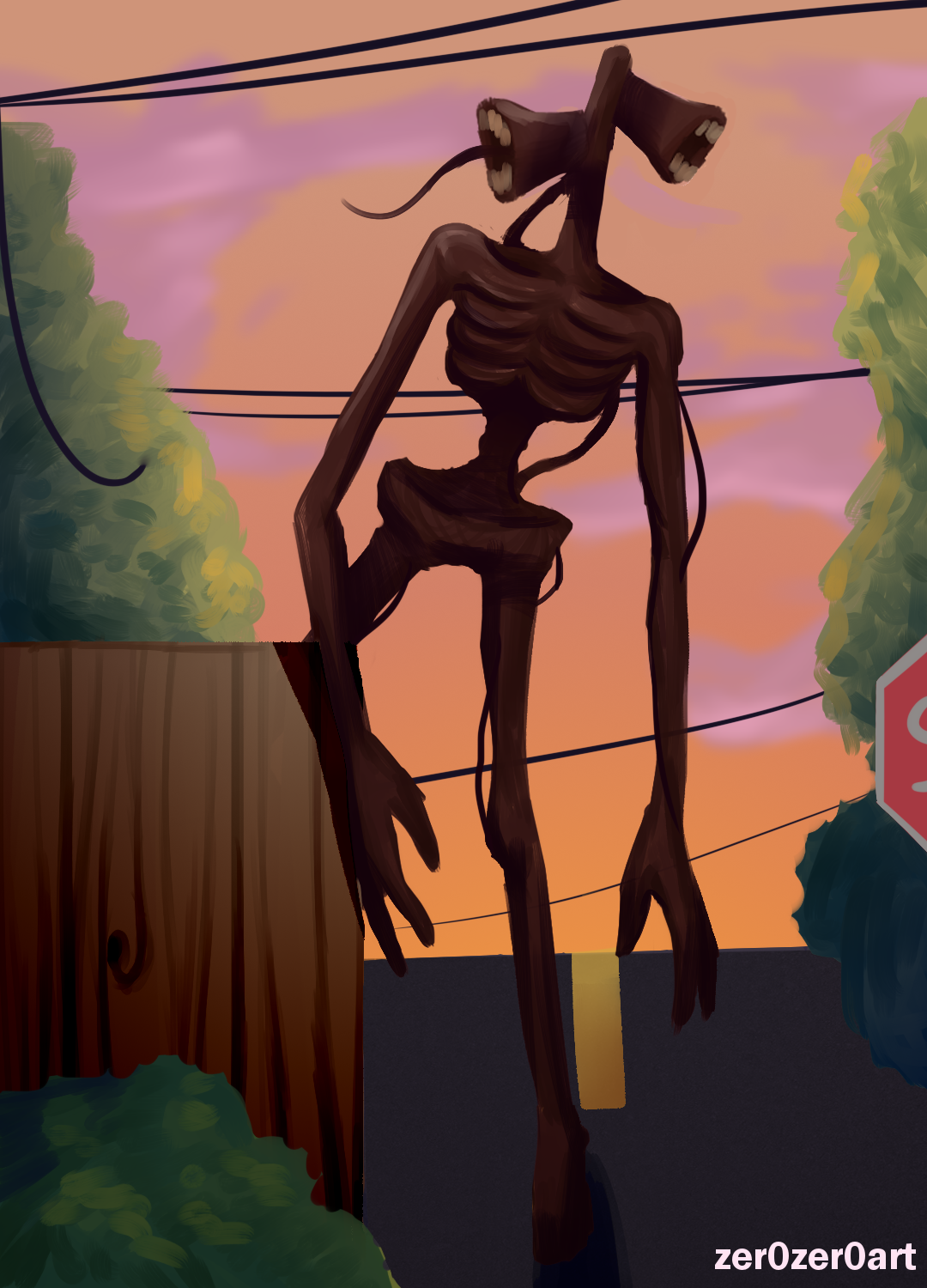 Сиреноголовый монстр SCP