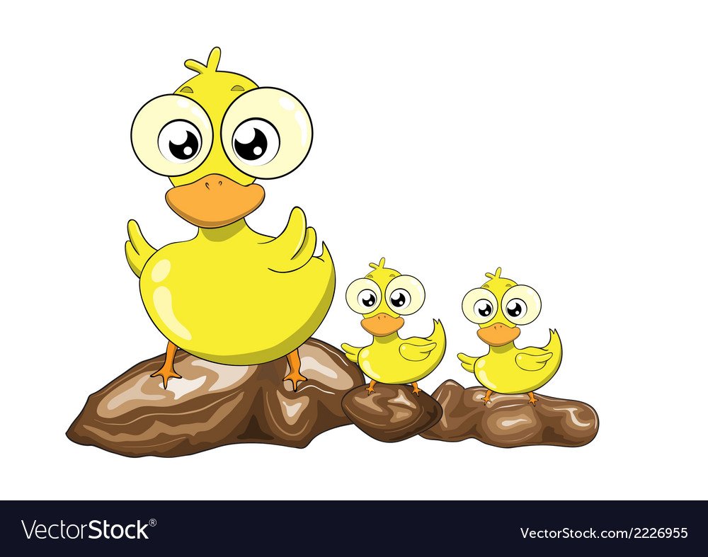 Мама утка мультяшная