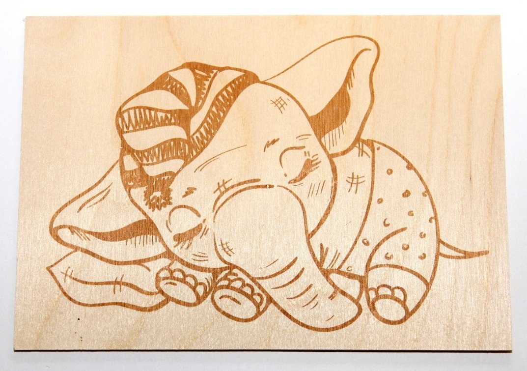 Контурное Выжигание по дереву