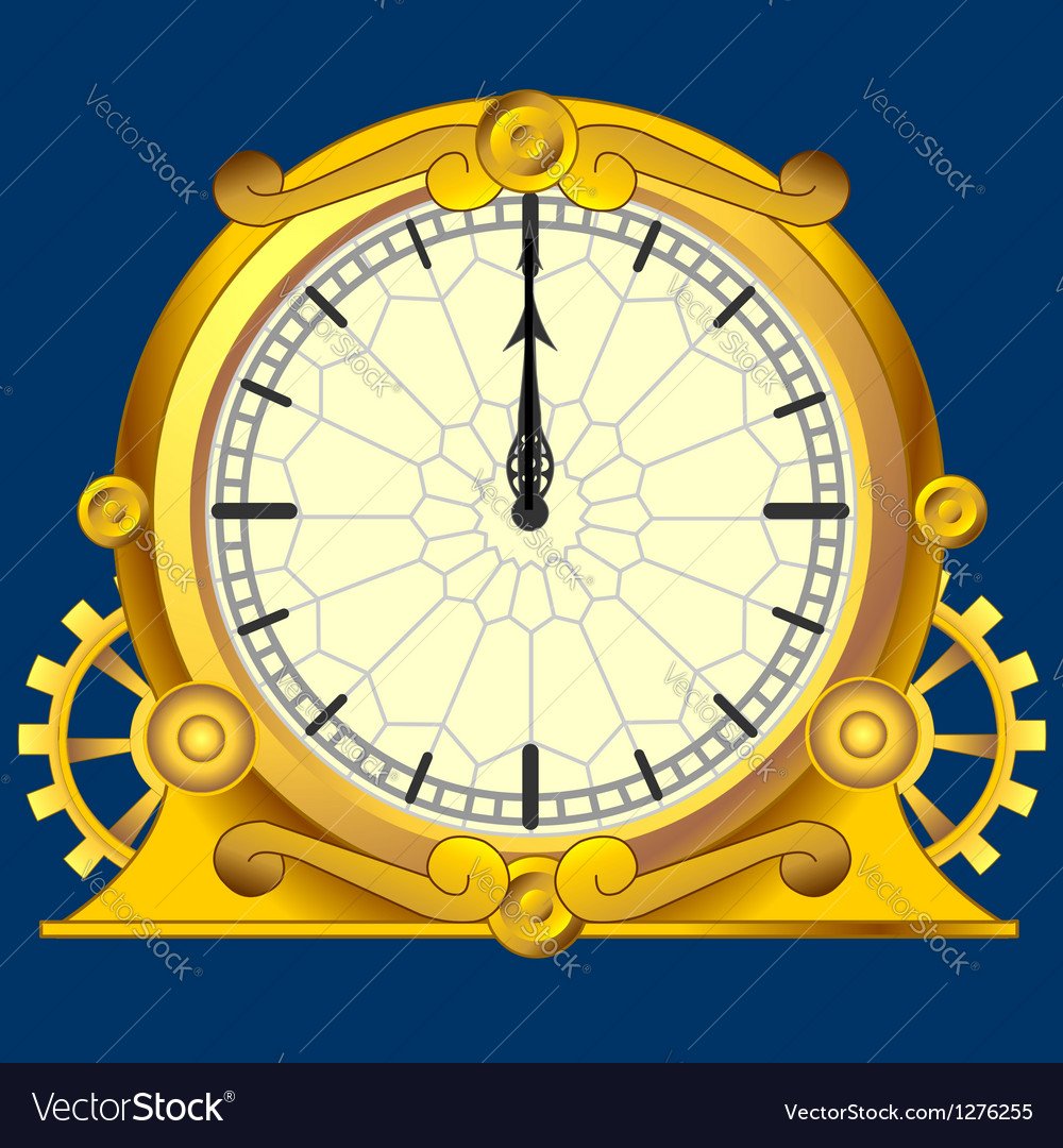 Золотые волшебные часы