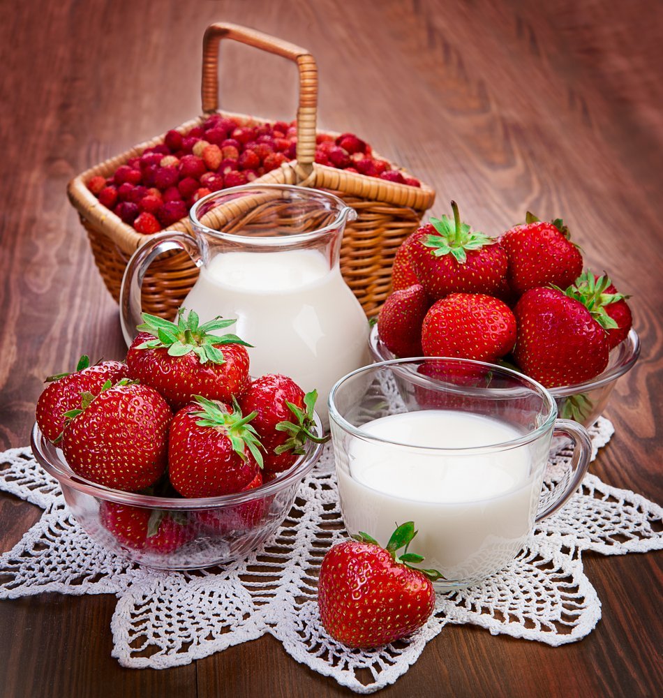 Клубника с добрым утром красивые