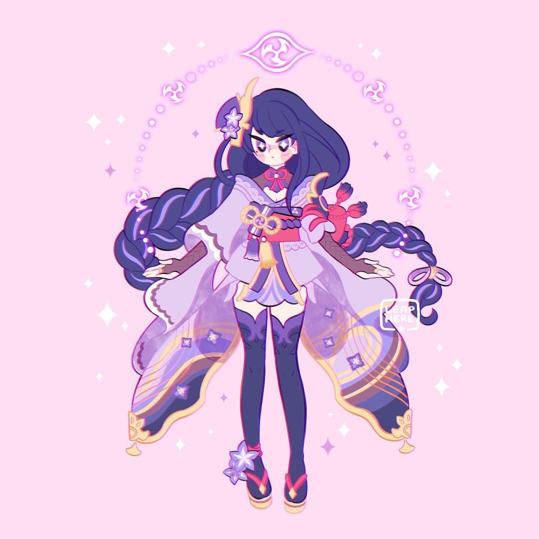 Венди в полный рост Геншин Импакт