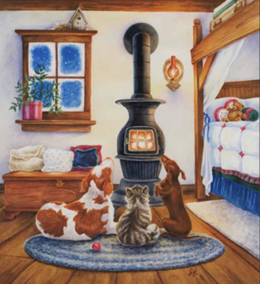 Деревенский пейзаж