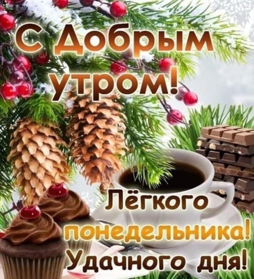 С добрым зимним утром понедельника