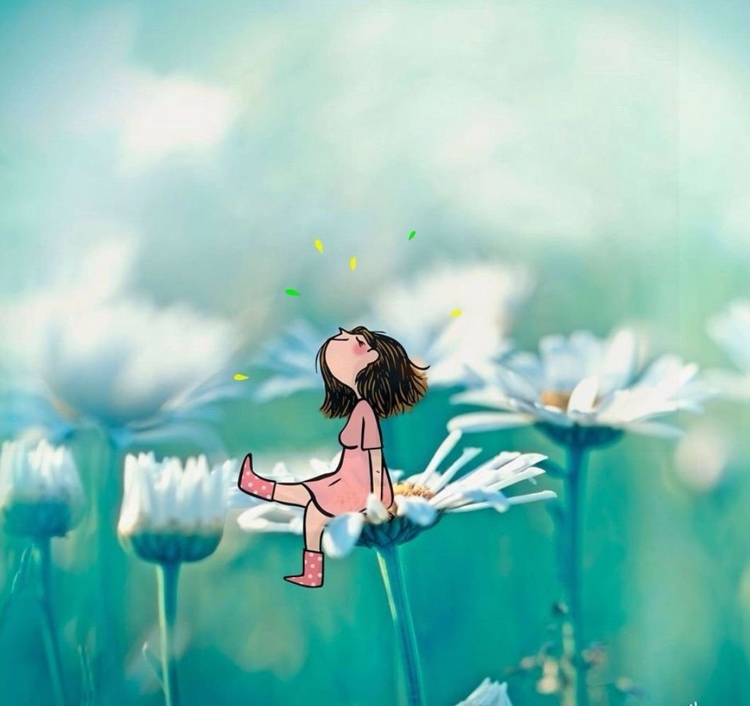 Ромашки на ступнях