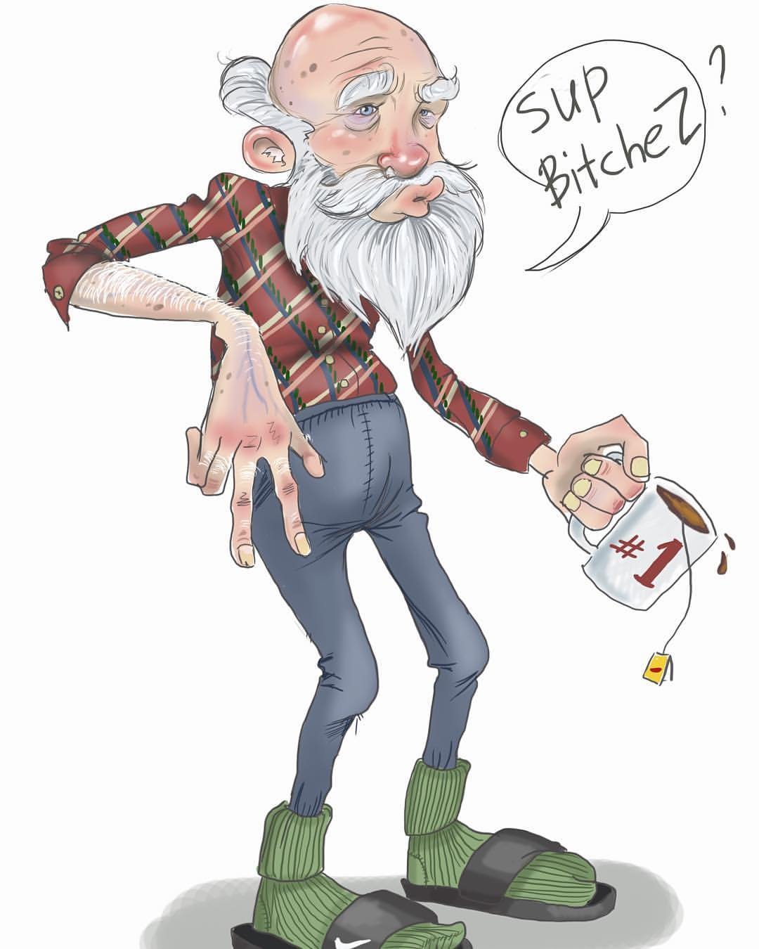 Карл Фредриксен и Элли