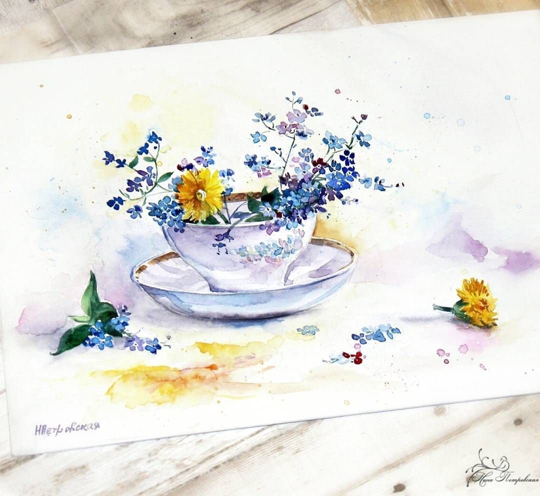 Нина Петровская художник акварель