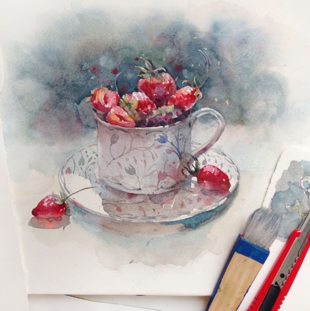 Катерина Савченко акварель