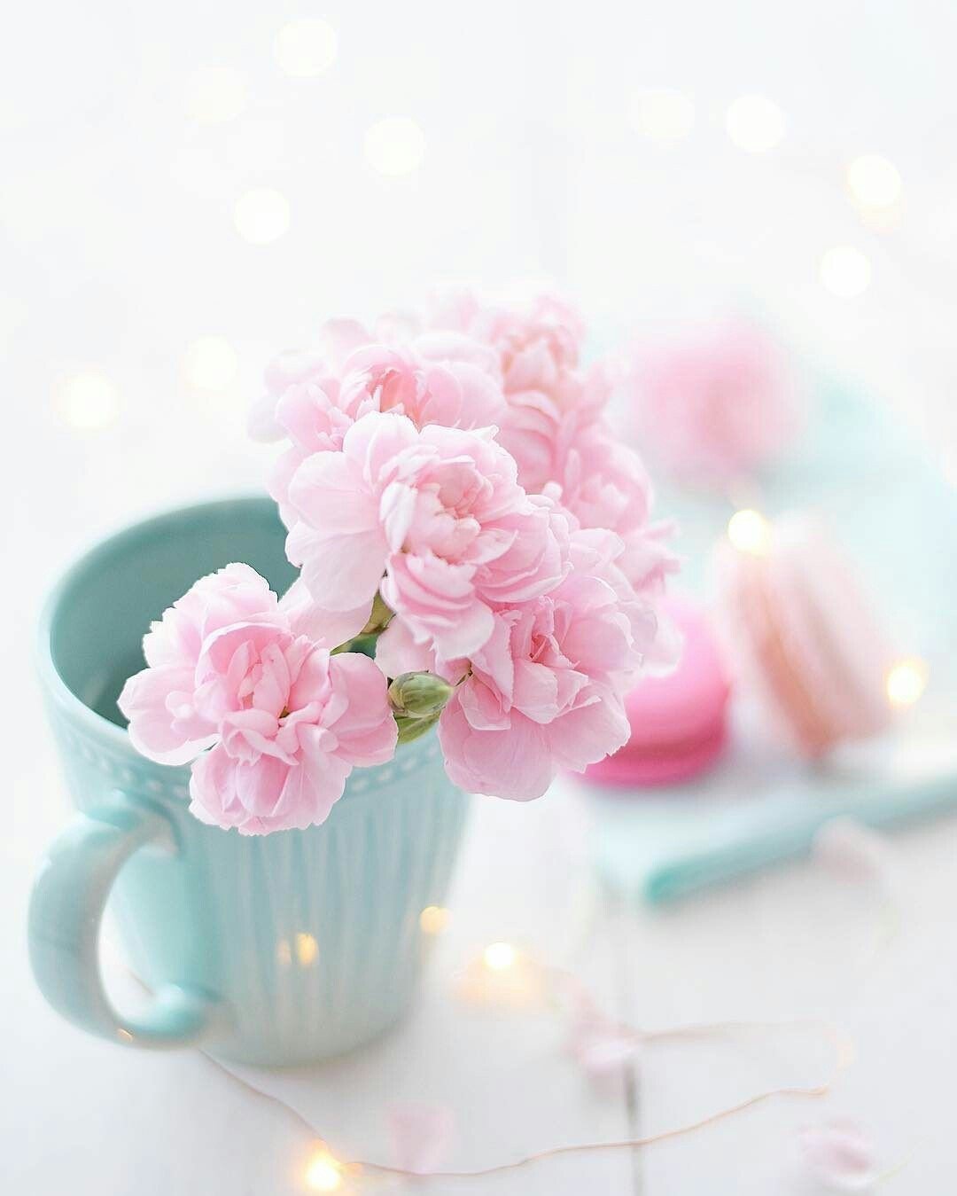 Цветы в пастельных тонах