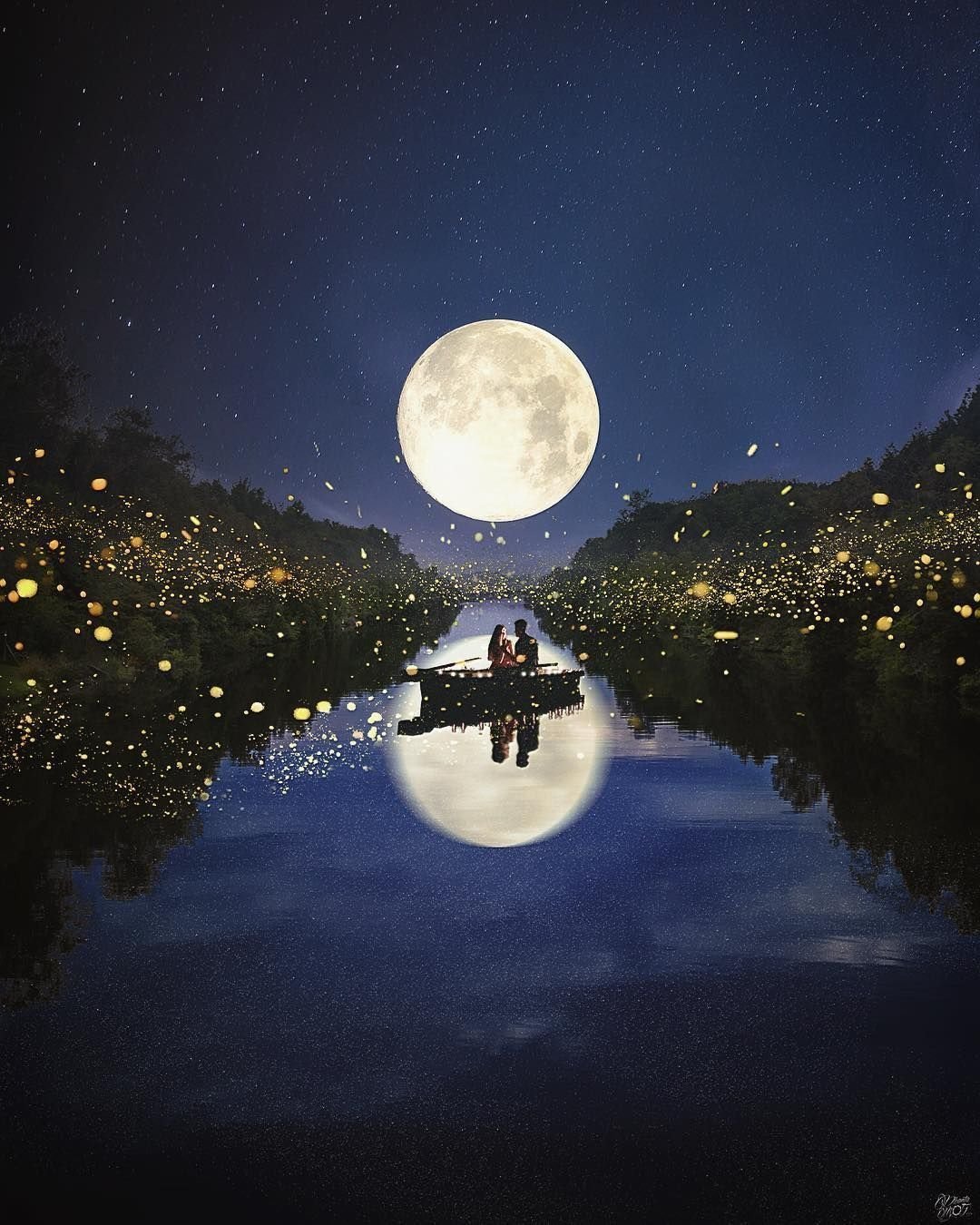 Ночь в море