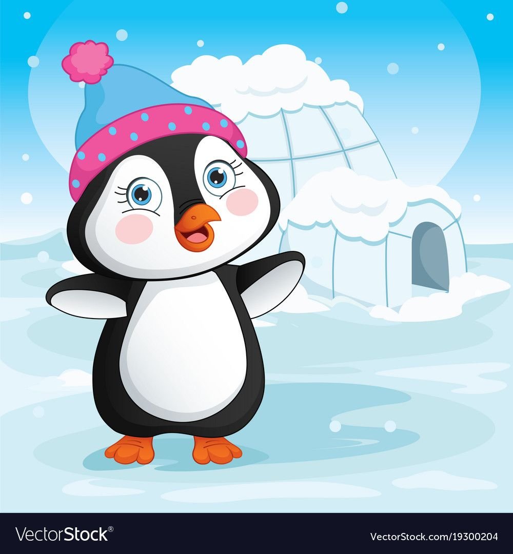 Пингвин с мороженым