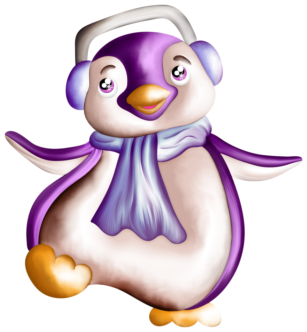 Пингвиненок в шапке