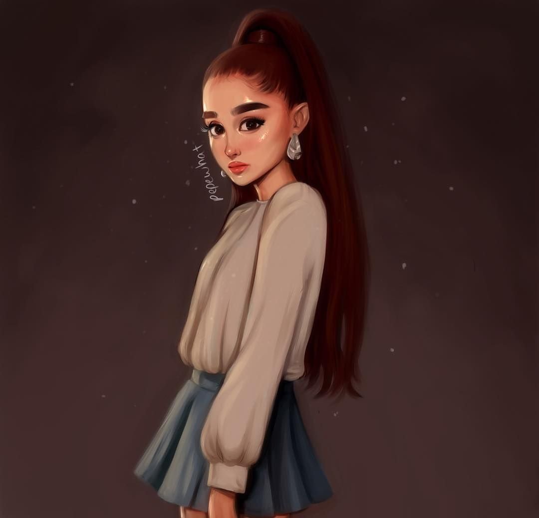 Ариана Гранде мультяшная