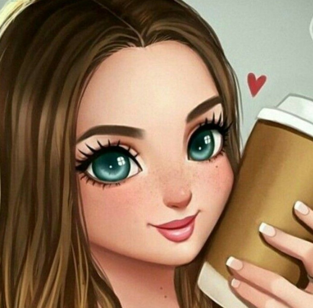 Милые мультяшные девчонки