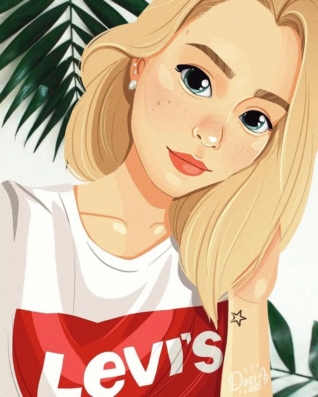 Классные рисунки девушек