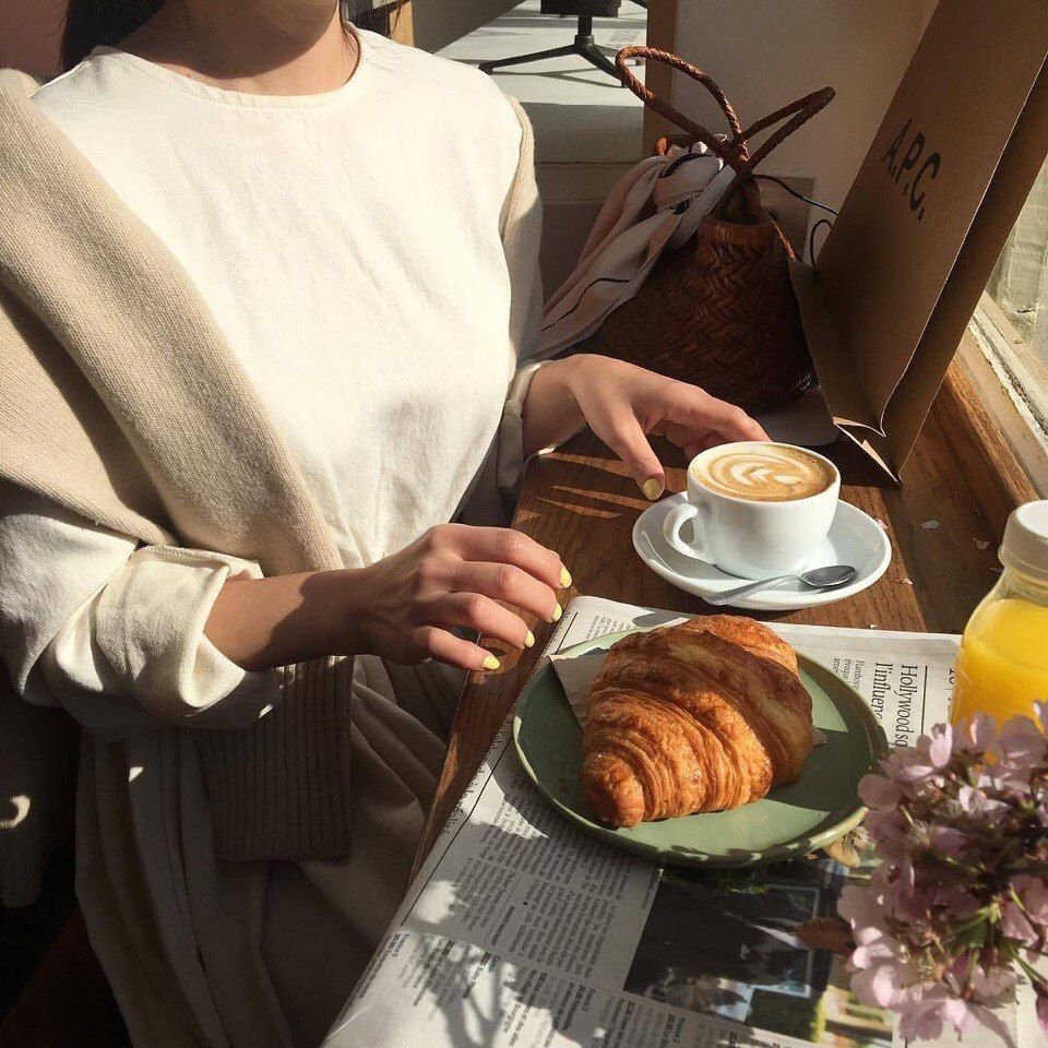 Завтрак Эстетика кофе