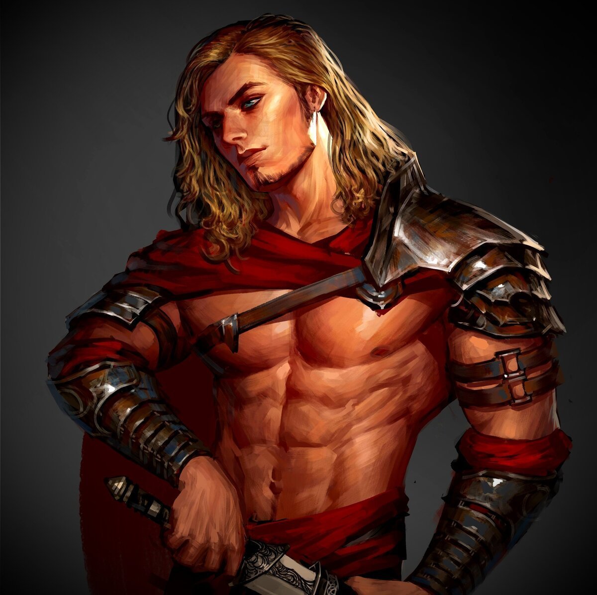 Светловолосый воин