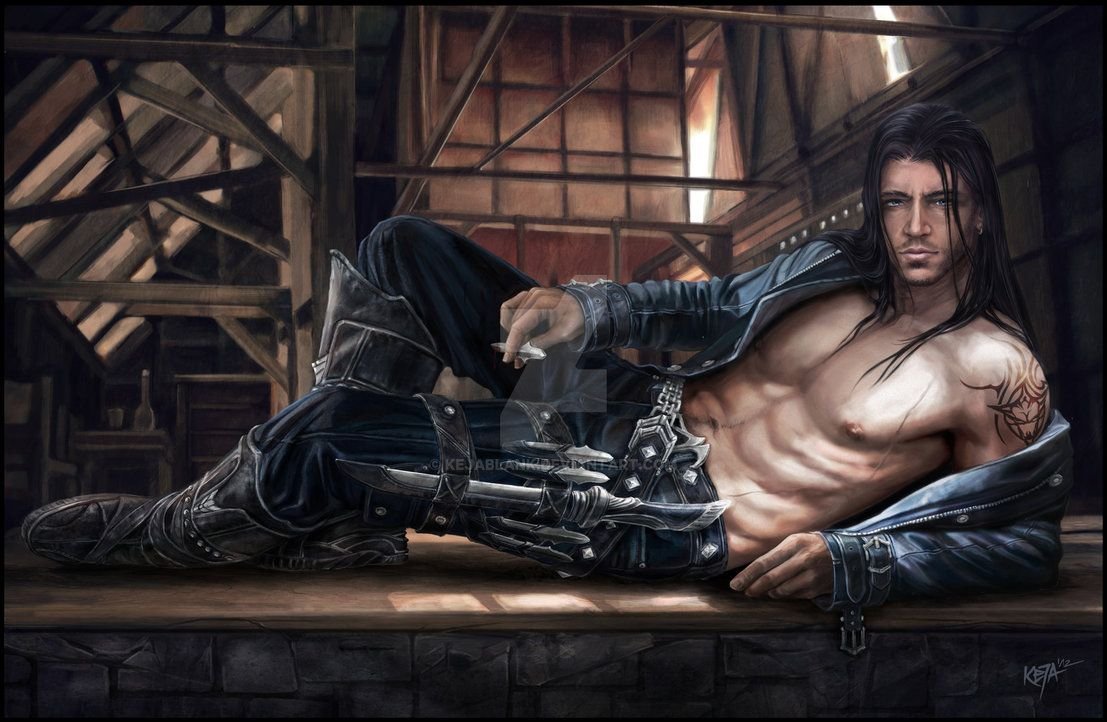 Фэнтези мужчины воины