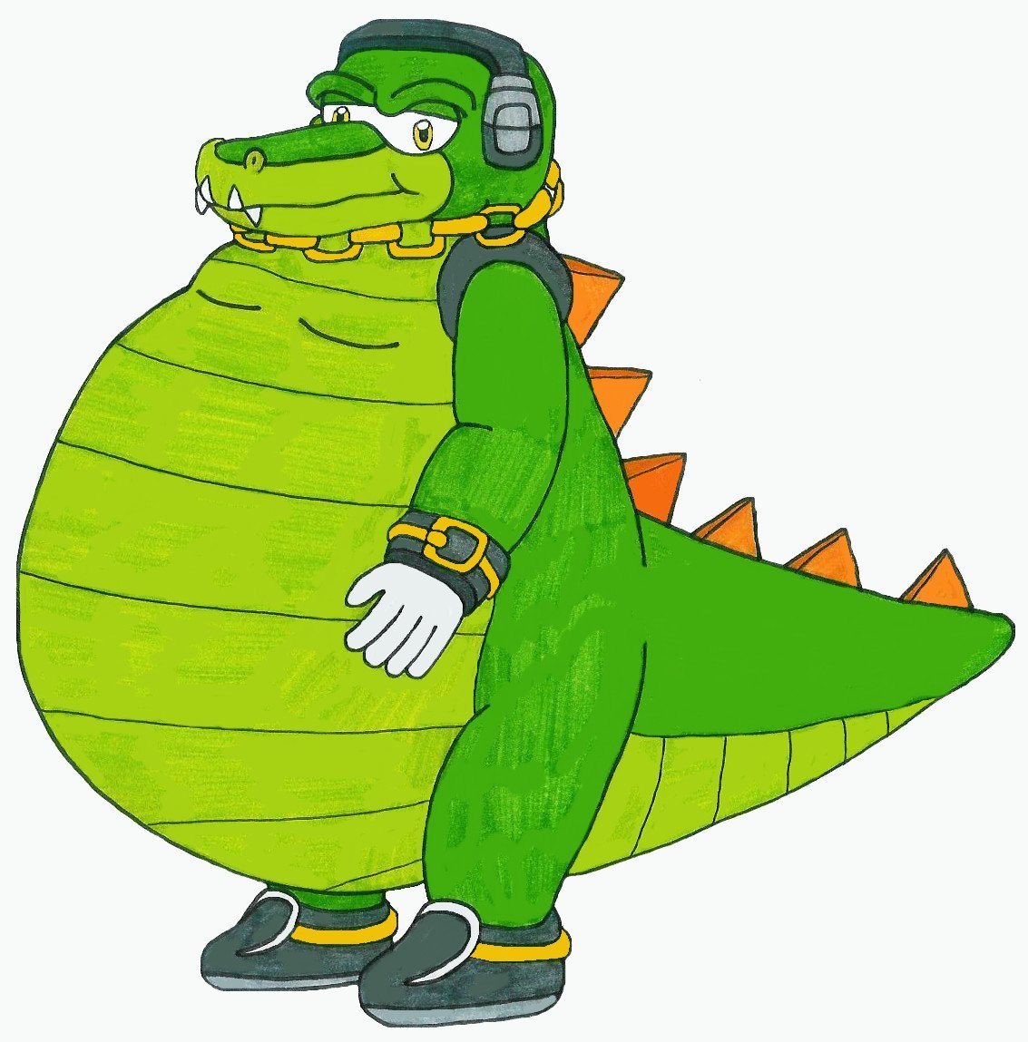 Смешной крокодил