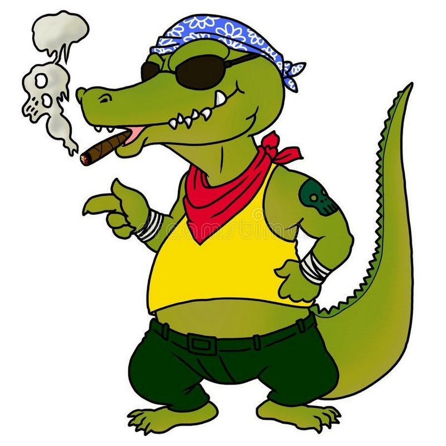 Крокодил в очках