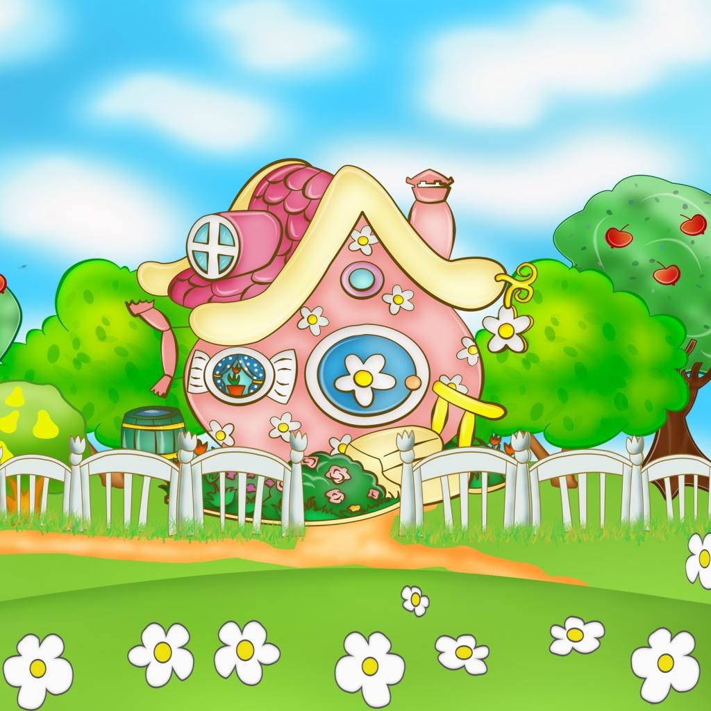 Домик Нюши внутри