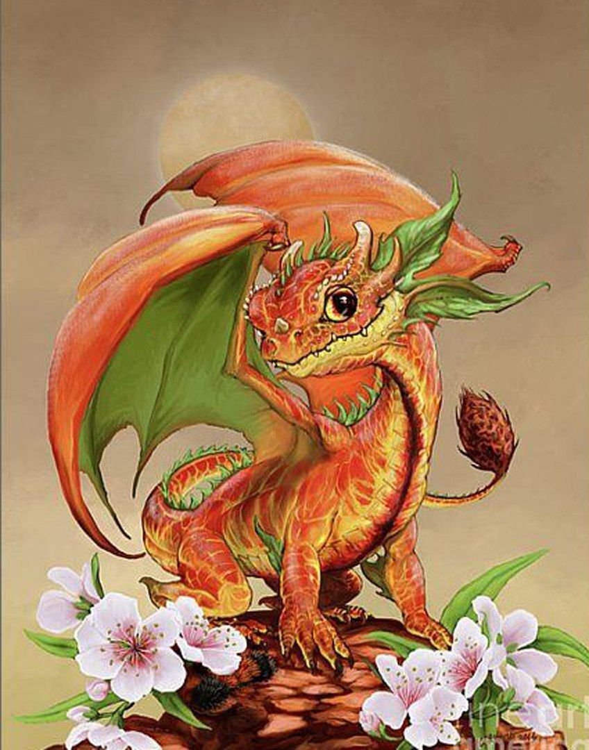 Алмазная мозаика дракон