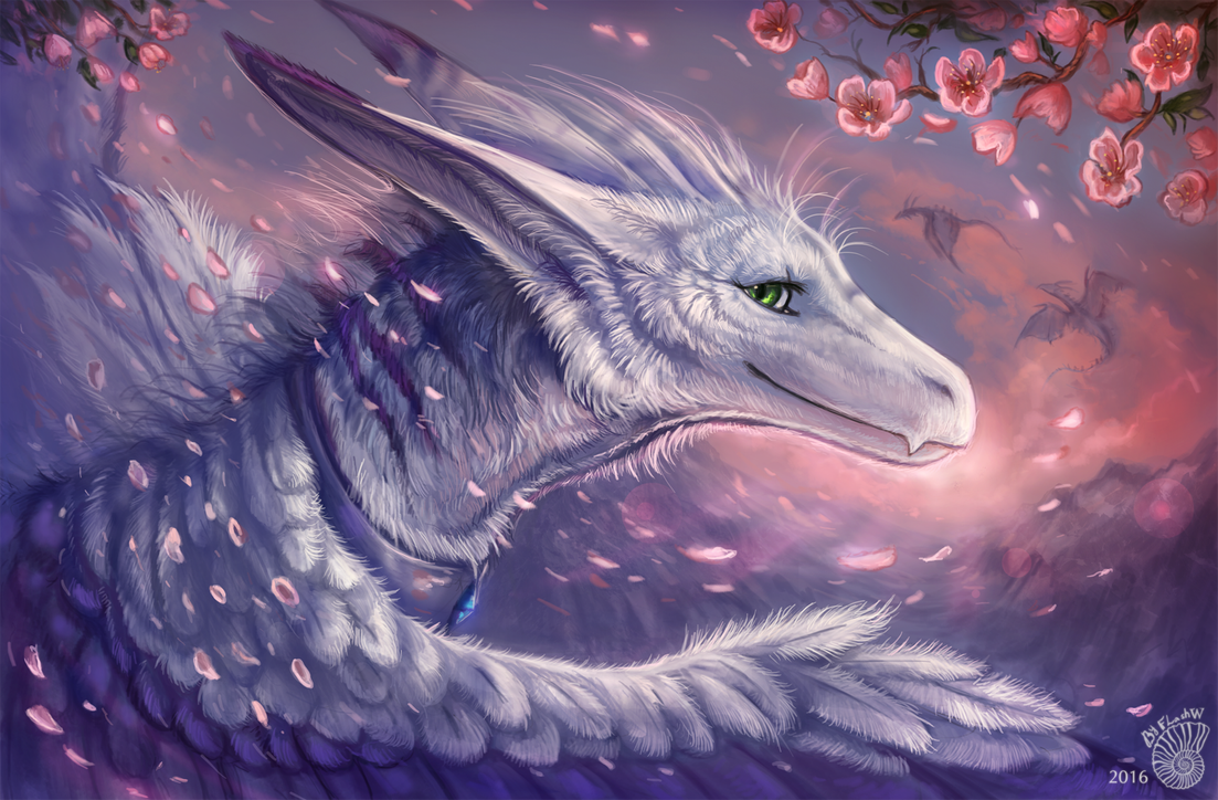 Очень красивый дракон