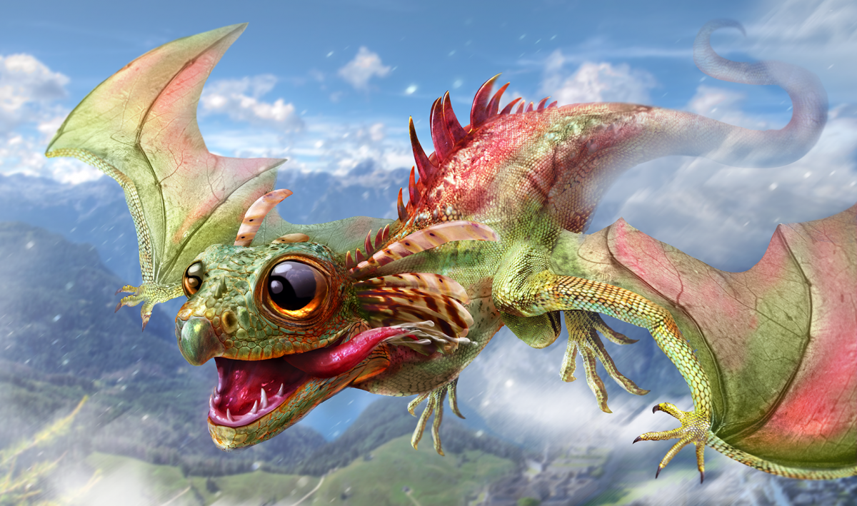 Летающий дракончик