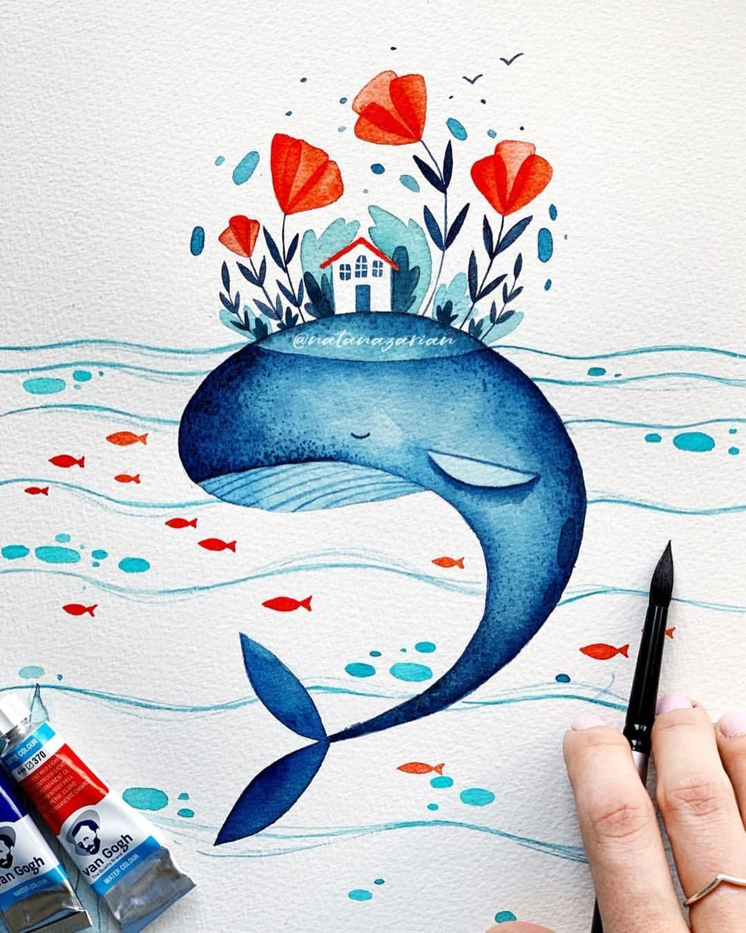 Акварельные иллюстрации