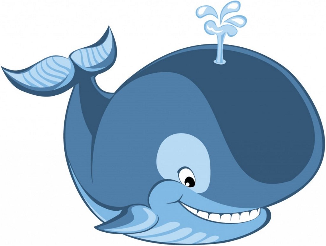 Кит мультяшный