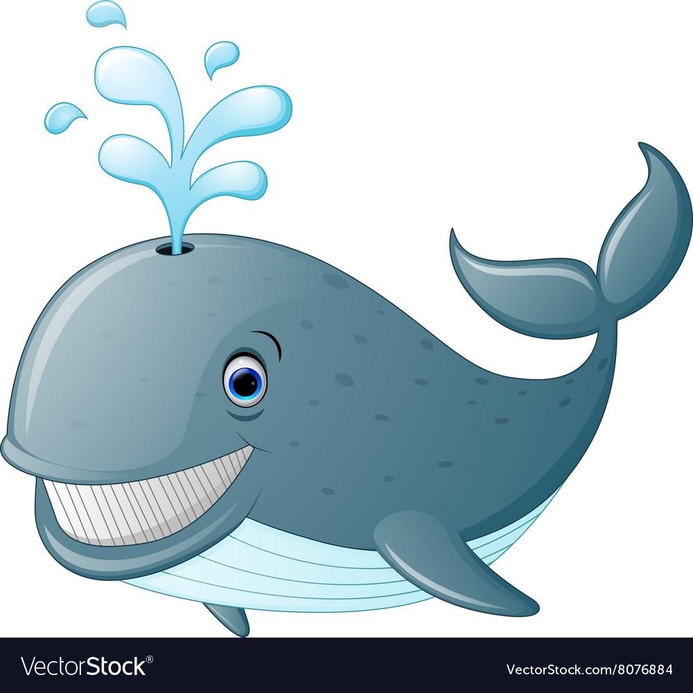 Подводные животные для детей кит