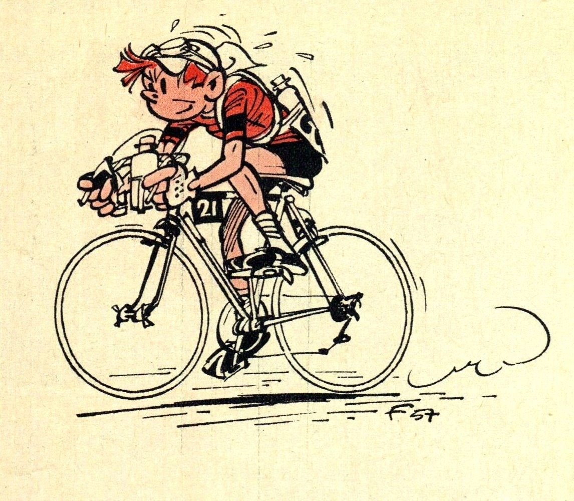 Велосипед карикатура
