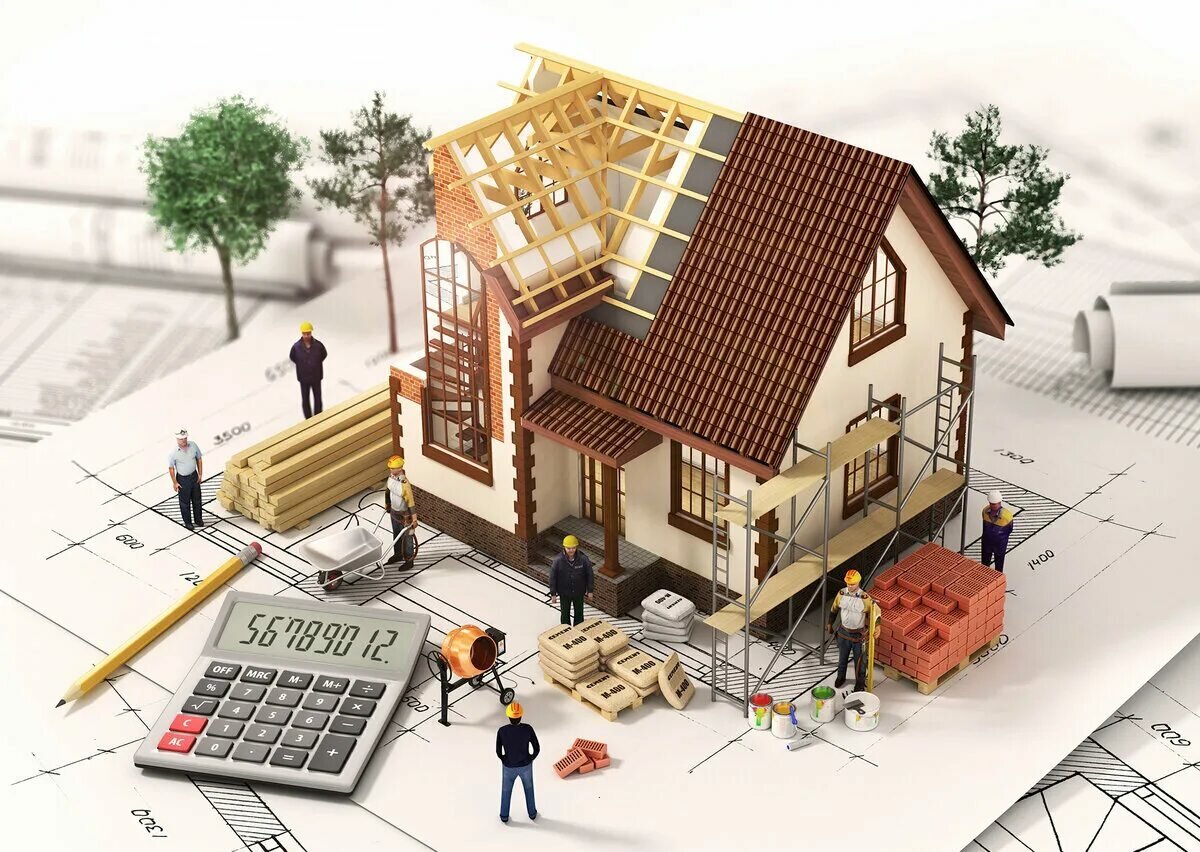 Этапы строительства загородного дома в картинках