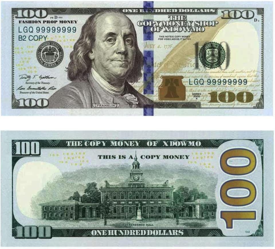 Купюры купюры 100 долларов