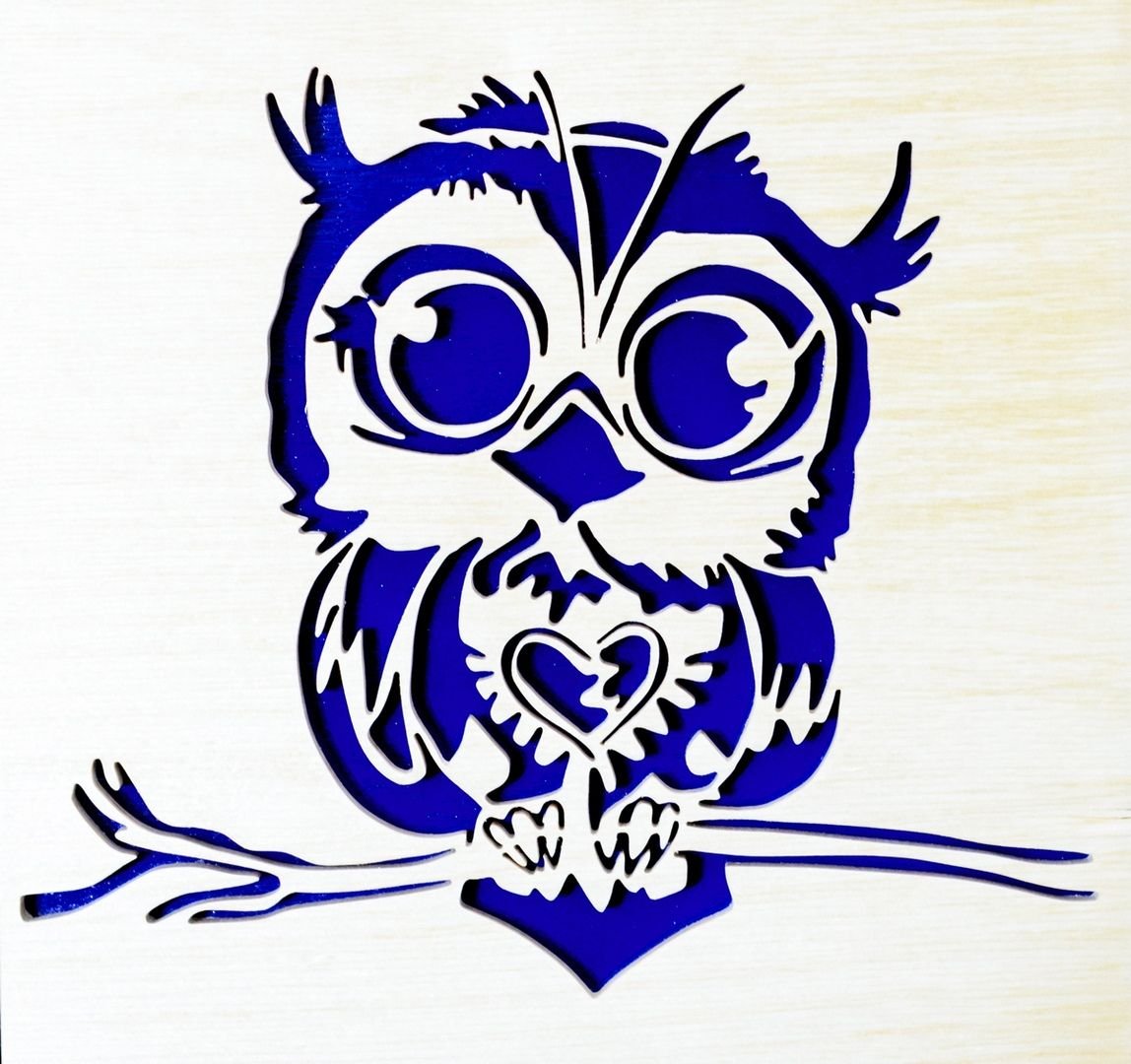 Вытынанка Сова