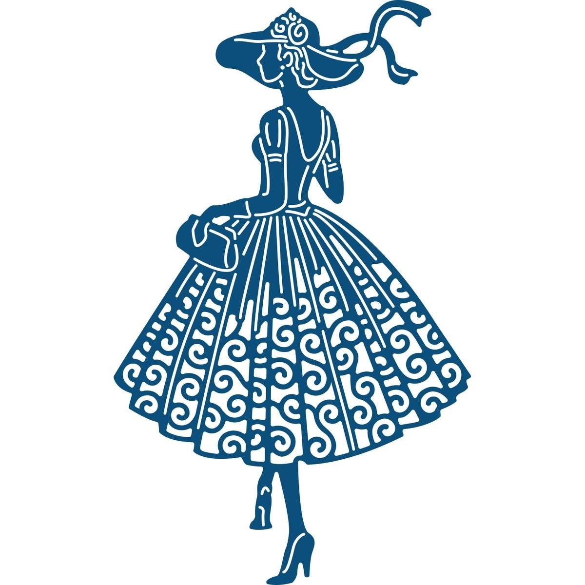 Вытынанка платье