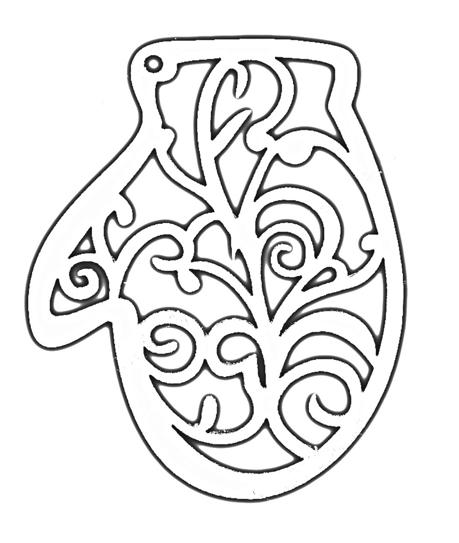 Трафарет ажурный