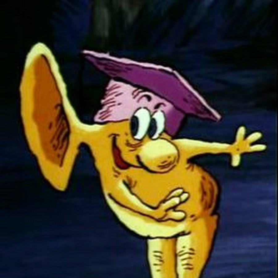 Персонаж из мультика большой ух