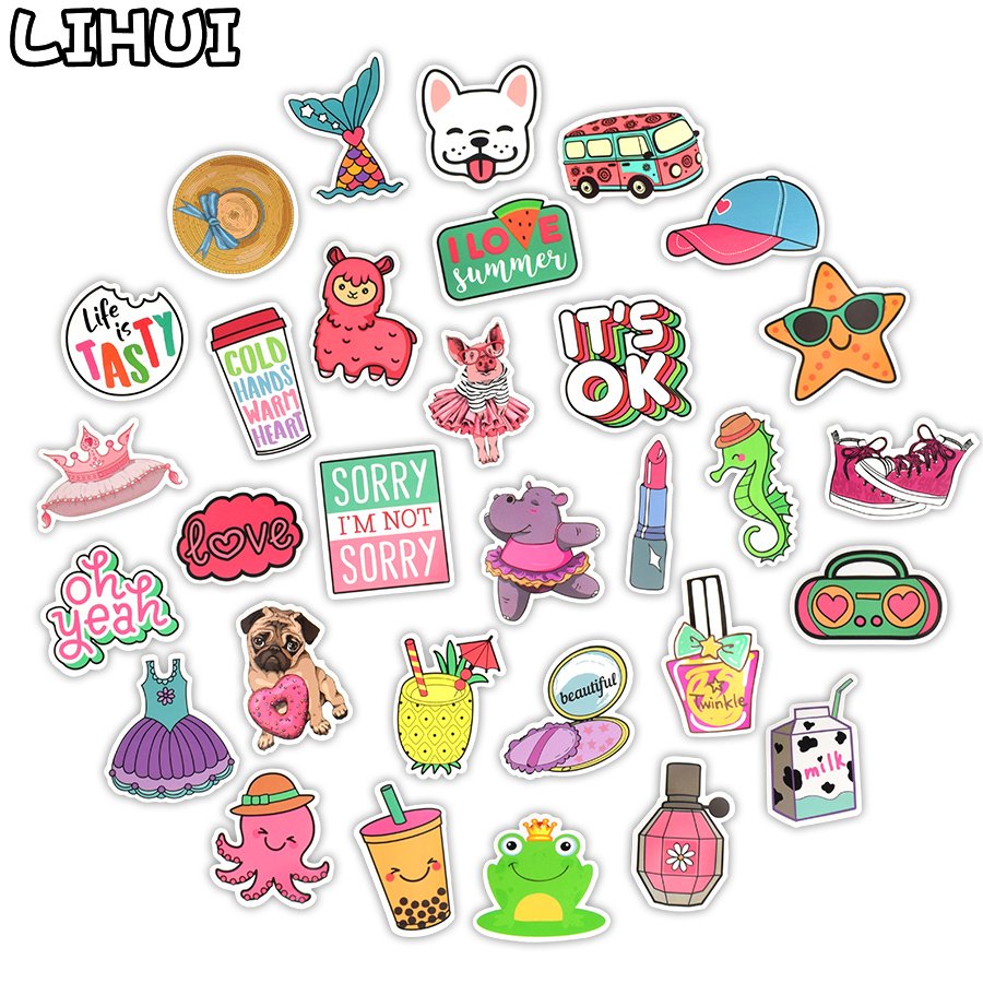 Красивые наклейки для девочек