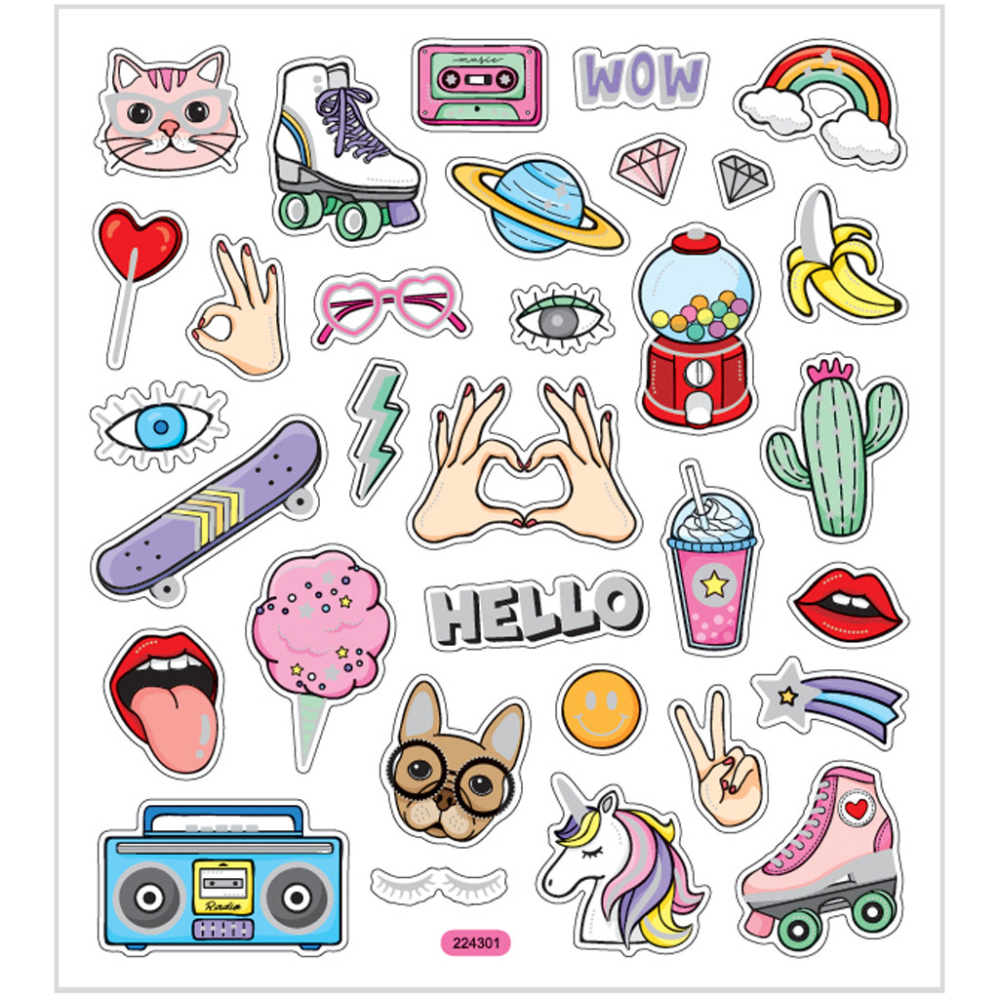 Маленькие наклейки